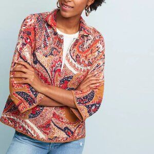 NWT Intarsia Blazer mit Paisley-Muster size M